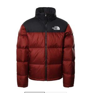 NWT The North Face 1996 Retro Nuptse 700 Fill Packable Jacket in Brick House Red